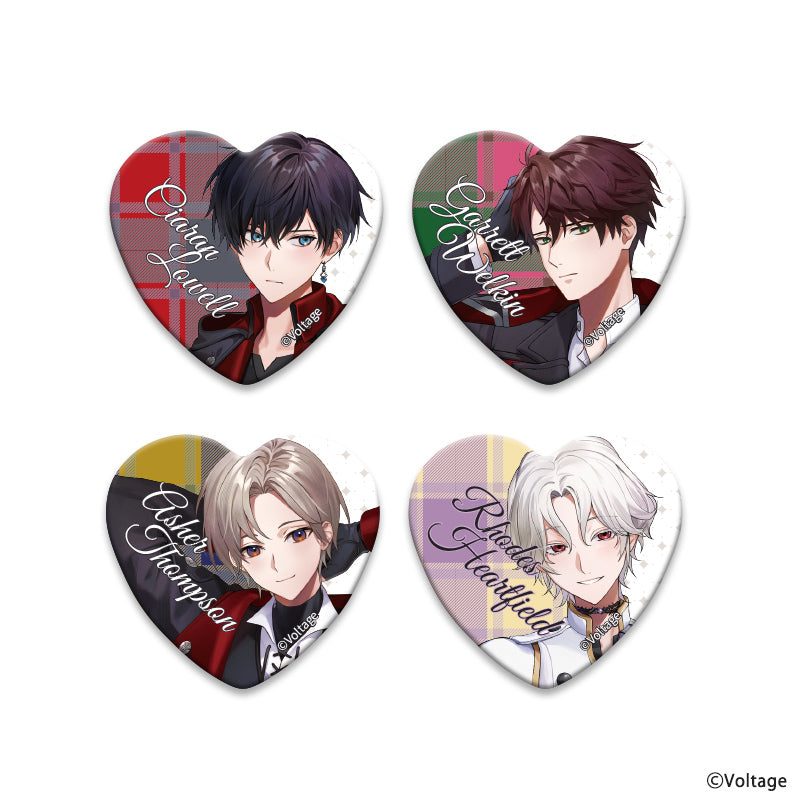 【バレンタイン2026】トレーディングハート缶バッジ